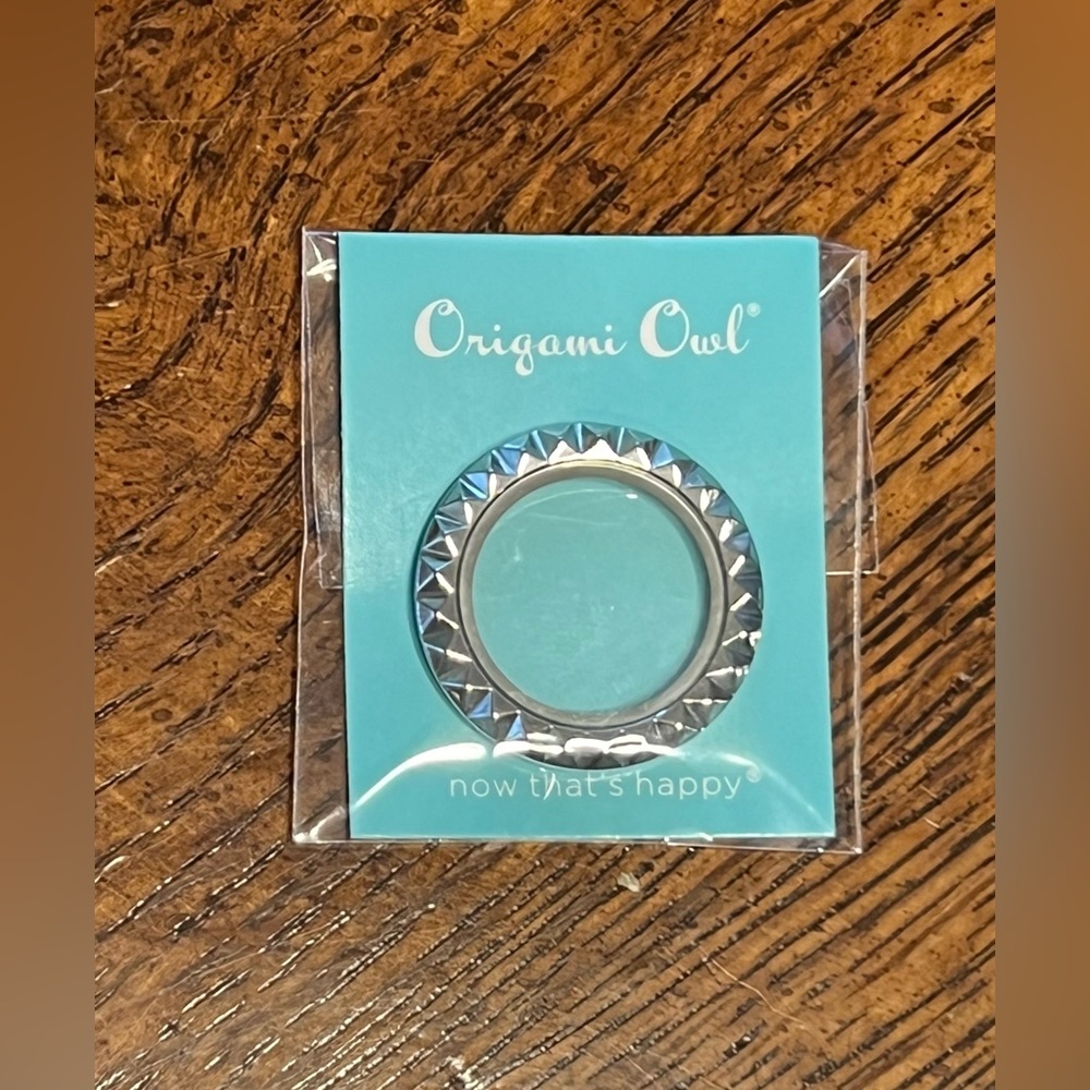 Origami Owl Silver Living Locket Face